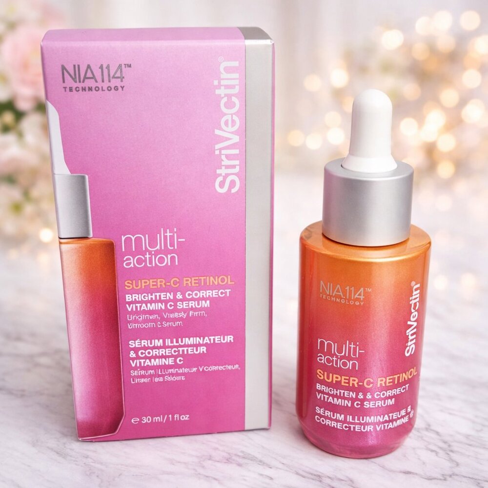 StriVectin Multi-Action Super-C Retinol Serum - Pink and Orange